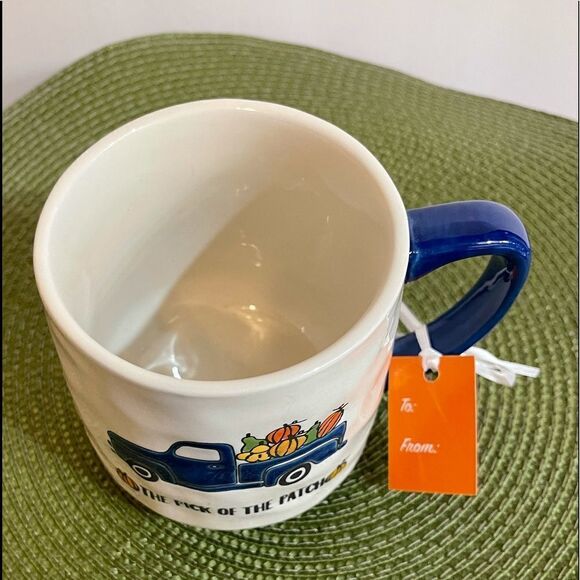 Lang by Design truck with pumpkins mug NWT - Picture 8 of 8